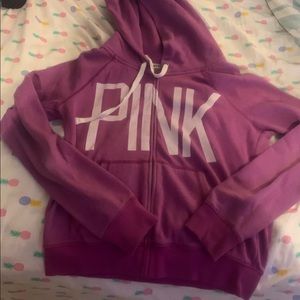 Purple, Pink brand zip up jacket